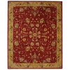 Safavieh Anatolia Collection AN526A Handmade Traditional Oriental Burgundy and Gold Wool Area Rug (8' x 10')