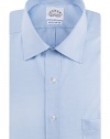 Eagle Men's Non Iron Regular Fit Solid Spread Collar Dress Shirt, Blue Mist, 16 Neck 34-35 Sleeve