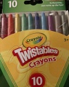 Crayola 52-9715 Twistable Crayons, 10 Count