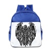 Eagle Cross Tattoo Kids Backpack Boys Girls School Bag(two Colors:pink Blue)