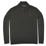 Polo Ralph Lauren Men's 3 Button Mock Neck Sweater