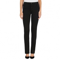 J Brand 23104 Maria Straight in Seriously Black