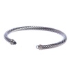 David Yurman Women's Cable Classics Bracelet w/ Prasiolite Medium Green & Silver