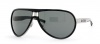 Gucci 1566/S Aviator Sunglasses,Black & Ruthenium Frame/Grey Lens,One Size