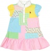 Ralph Lauren Baby Girls Patchwork Polo Dress Set (24 Months)