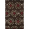 Safavieh Soho Collection SOH821B Handmade Coffee and Brown Wool Area Rug, 7 feet 6 inches by 9 feet 6 inches (7'6 x 9'6)