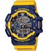 G-Shock GA-400-9B Rotary Switch Mission Stylish Watch - Blue/Yellow / One Size