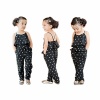 2016 Hot Fashion Toddlers Children Girls Love Heart Straps Jumpsuits by FEITONG (6T(5-6Y), Black)