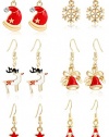 M-Tree Girls Christmas Dangle Earrings - Womens Fashion Cute Stainless Steel Ear Rings