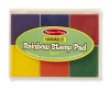 Melissa & Doug Rainbow Stamp Pad - 6 Washable Inks