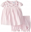 Hartstrings Baby-Girls Newborn Cotton Jersey Top and Poplin Bloomer Set, Blush Bride, 0-3 Months