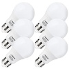 LOHAS LED Light Bulbs 60 Watt Equivalent, 5000K Daylight White 9W LED Bulbs for Home, Medium Screw Base (E26), 240 Degree Beam Angle LED Home Lighting (Pack of 6)