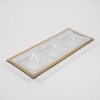 Annieglass Three-Section Tray - Roman Antique (Gold)