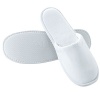 Appearus Large Cotton Velvet Slippers, White (1 Pair/AS146x1)