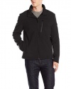 Calvin Klein Men's Soft Shell Jacket, Black, Large