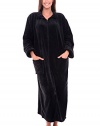 Del Rossa Women's Fleece Robe, Soft Zip-Front Bathrobe