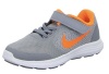 Nike Boys Revolution 3 (PSV) Running Shoes (3 Little Kid M, Stealth/Total Orange/White)