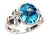 Balissima By Effy Collection Blue Topaz Ring