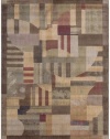 Nourison Somerset (ST22) Multicolor Rectangle Area Rug, 5-Feet 3-Inches by 7-Feet 5-Inches (5'3 x 7'5)