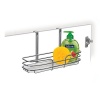 Lynk Over Cabinet Door Organizer - Single Shelf - w/Molded Tray - Chrome