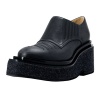Maison Margiela MM6 Women's Leather Platform Ankle Boots Shoes