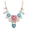 CherryGoddy Europe Small Imitation Pearl Flower Pendant Necklace
