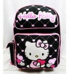 Hello Kitty Backpack Black - Glitter Purple Heart
