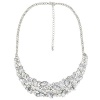 Women Fashion Crystal diamond necklace jewelry sets Flower Wedding Jewelry