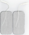 Syrtenty Premium TENS Unit Electrodes 2x4 rectangular 4 pack Electrode for TENS Massage EMS - 100% Satisfaction Guarantee …