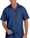 Harriton Men's Barbados Textured Camp Shirt
