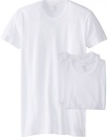 2(x)ist Men's 3 Pack Slim Fit Crew T-Shirt, White, Large