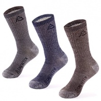 MERIWOOL 3 Pack Merino Wool Blend Socks - Choose Your Size & Style