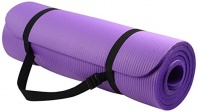 BalanceFrom Go Yoga All Purpose Anti-Tear Exercise Yoga Mat with Carrying Strap, Purple