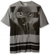 Sean John Men's Tall Short Sleeve Nocturnal T-Shirt, Medium Grey Heather, 4X/Big