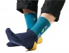 5 Pairs Men's HJC POLO Business Casual Style Crew Combed Cotton Dress Socks